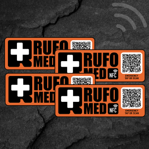 4 Adhesivos Naranjo Neon + Perfil Online